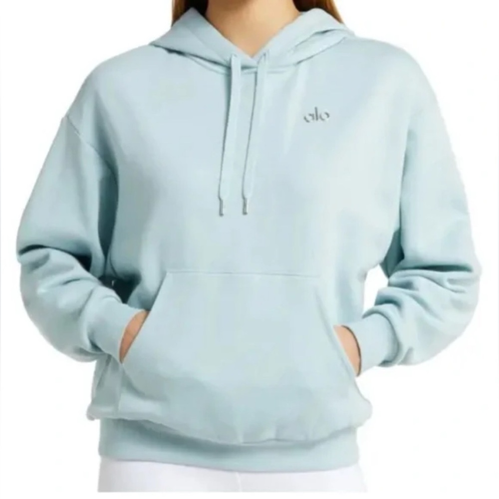 ALO Yoga Light Blue Hoodie